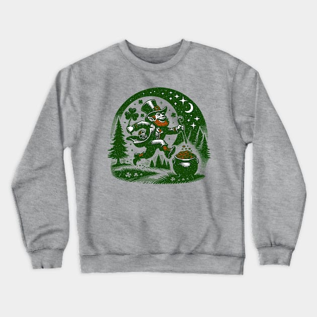 Leprechaun Crewneck Sweatshirt by JSnipe